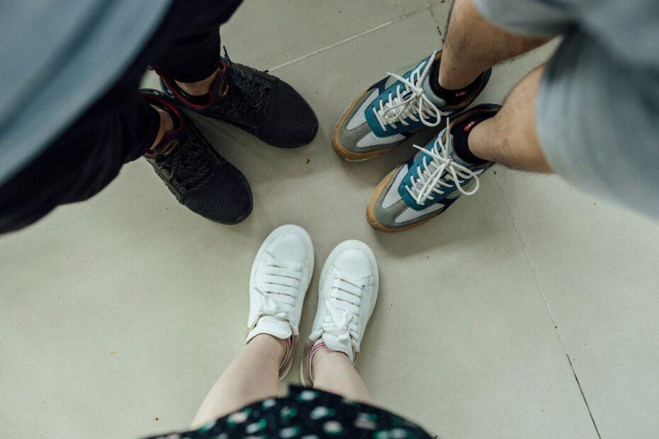 Illustration of The Difference Between Casual Sneakers and Performance Sneakers